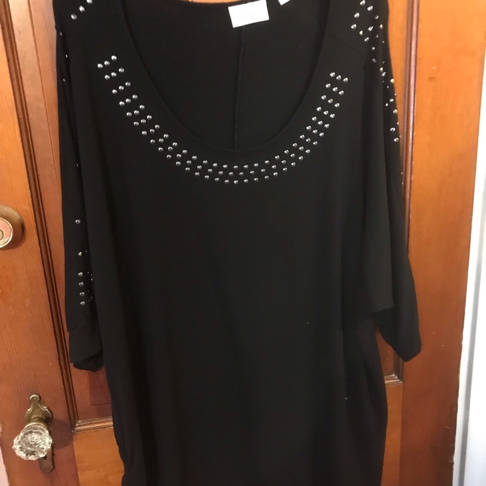 Black top with silver studs